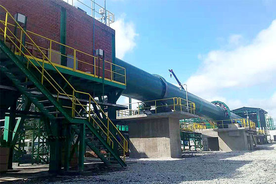 500T/D River Sand Dryer in Indonesia